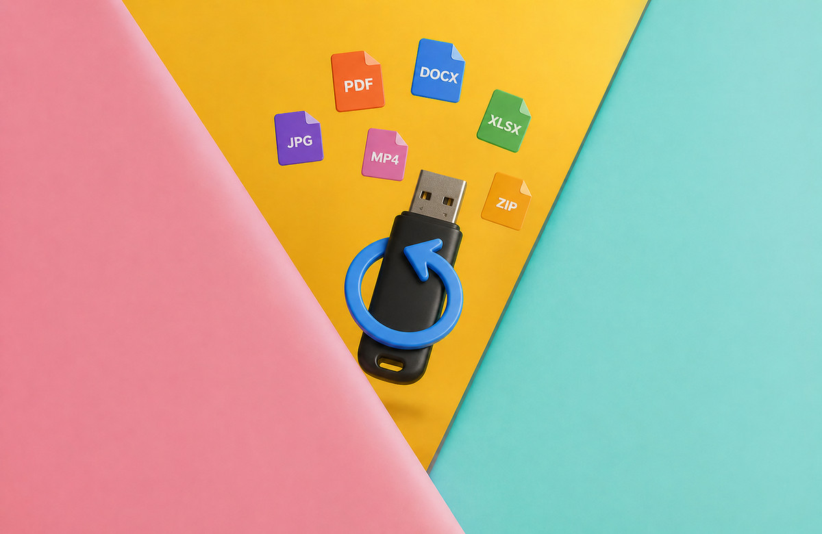 포맷된 USB 드라이브 데이터 복구 방법