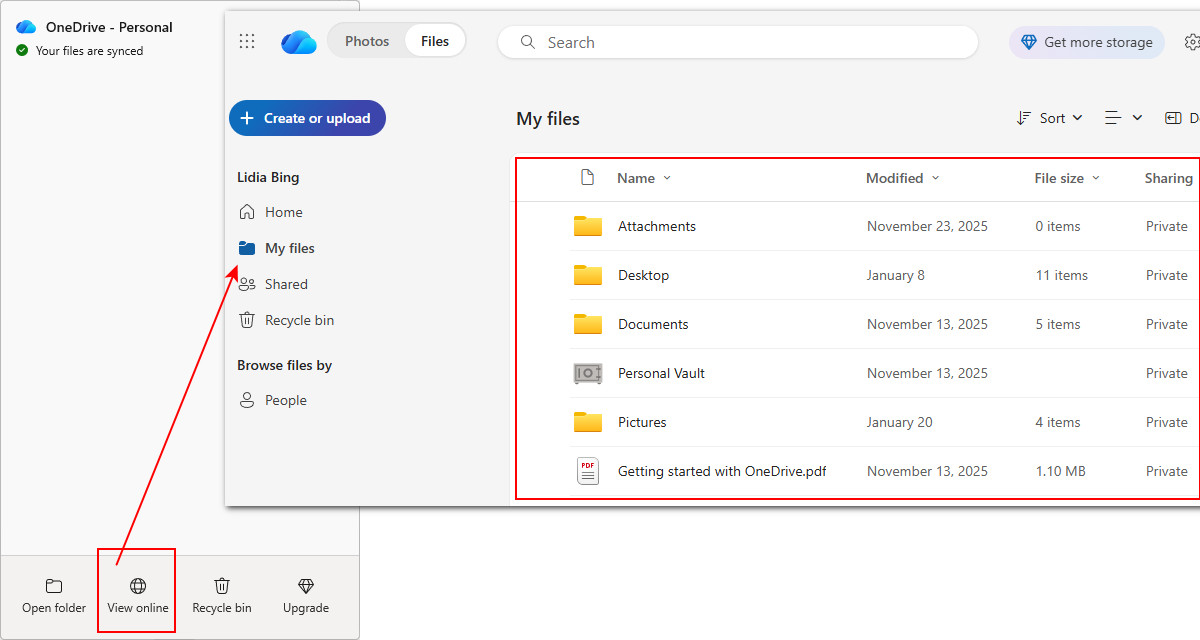 OneDrive를 통한 빠른 포맷 후 파일 복원