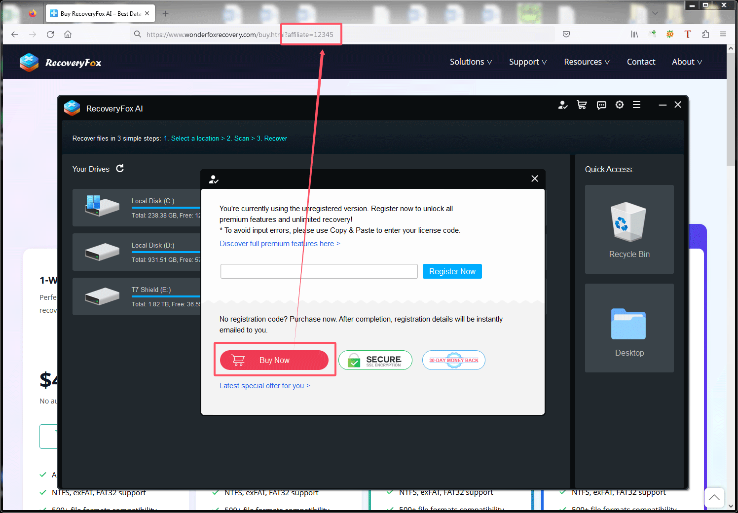 맞춤형 특수 구매 링크