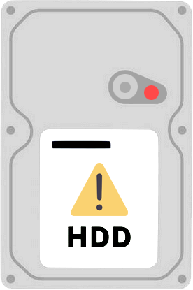 물리적 손상 시 HDD를 전원에서 분리하세요