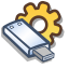 파티션을 다시 나눈 USB 드라이브