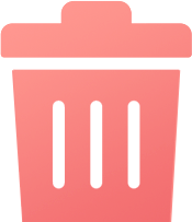 비워진 휴지통 및 바탕화면